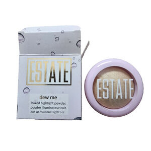 Estate Cosmetics Dew Me Baked Highlighter “Lit” 0.11 oz New In Box
